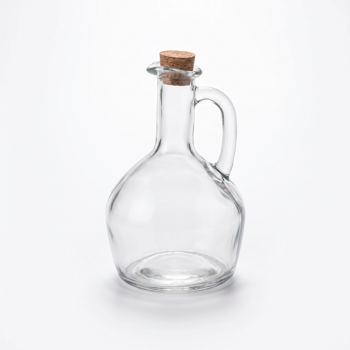Kappeln glass oil jug with cork stopper