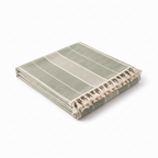 Marstrand striped tablecloth, sage green