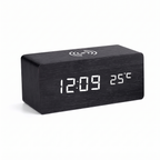 Verden wireless charging clock in black