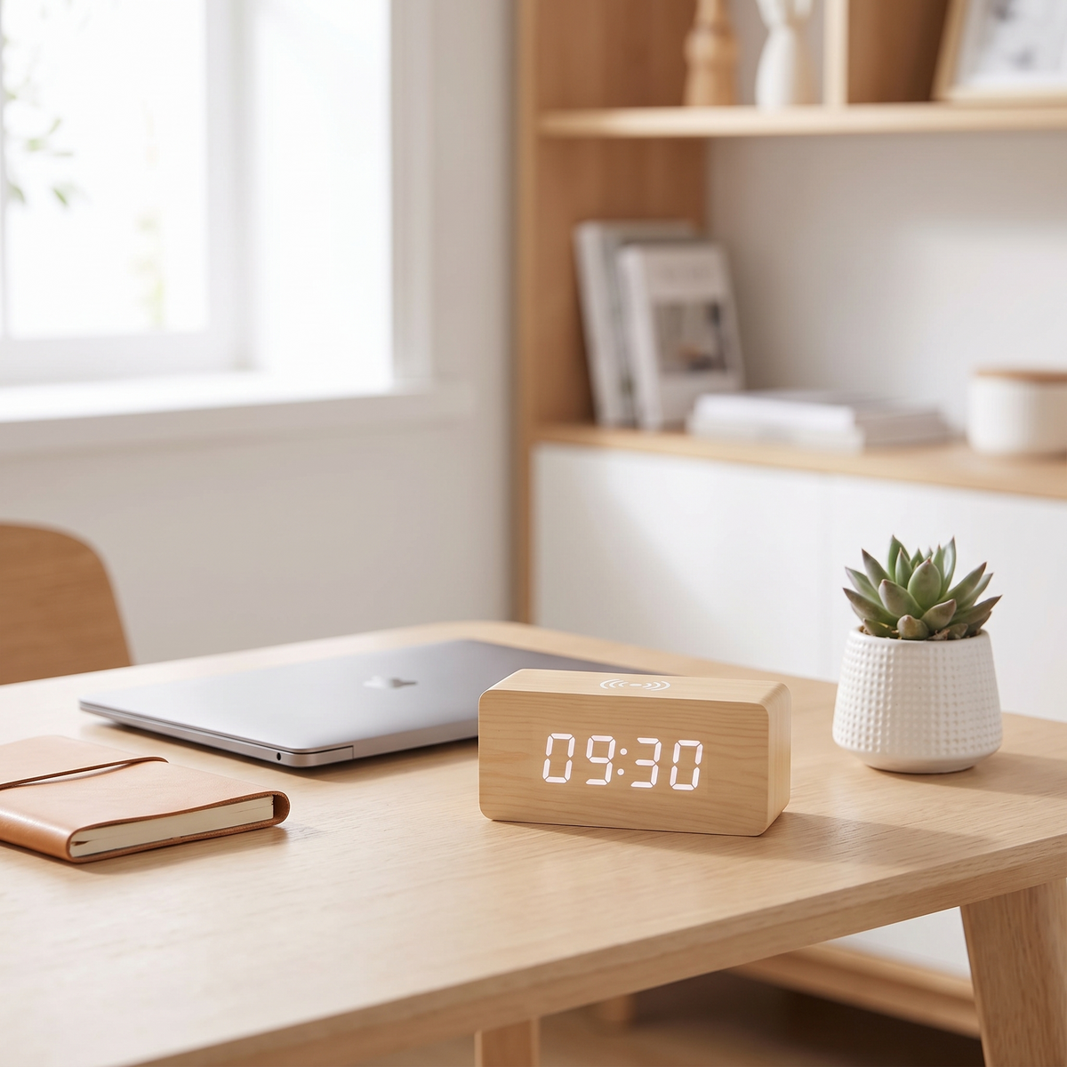 Verden clock on a desk