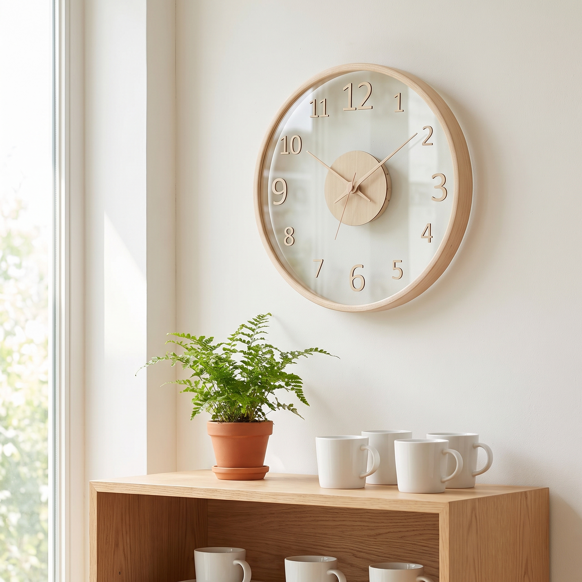 Soest wall clock detail