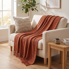 Uelzen throw on a sofa