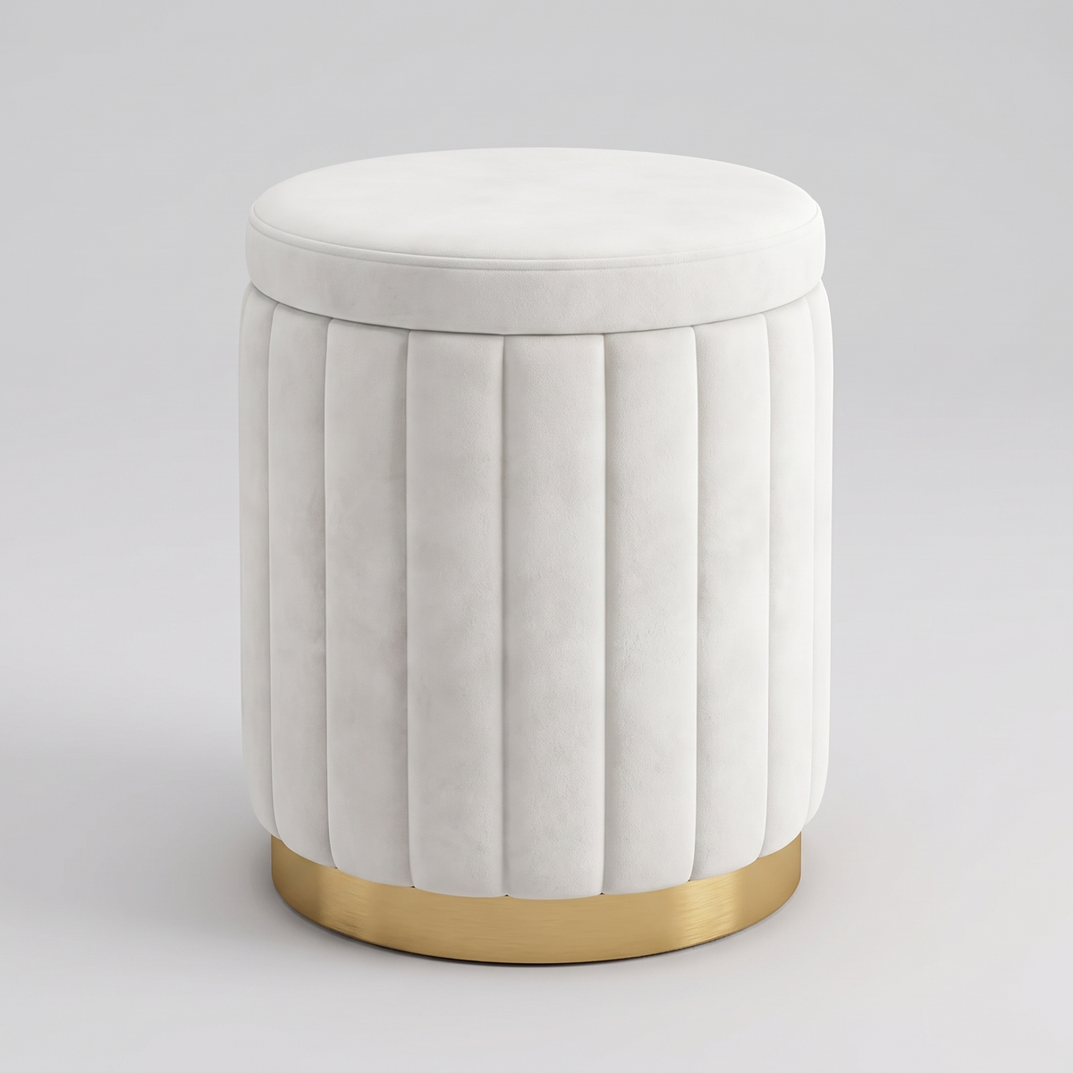 Coesfeld Round Storage Pouffe, technical drawing