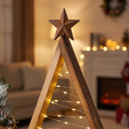 Ratzeburg tree star and lights detail