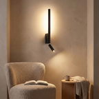 Aurich wall light over a reading chair
