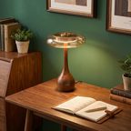 Assens walnut lamp in a bedroom