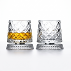 Randers rotating whisky glasses, set of two