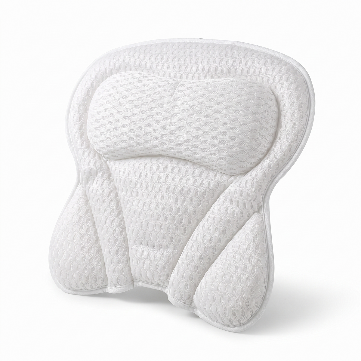 Skovde air mesh spa bath pillow in white