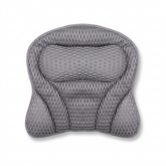 Skovde spa bath pillow in grey