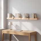 Nakskov shelves above a desk