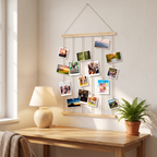 Lokken photo display above a desk
