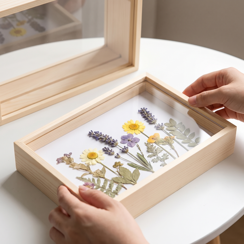 Sliding the acrylic panel into the Kerteminde