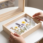Sliding the acrylic panel into the Kerteminde