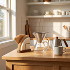 Odder filter holder in a coffee corner