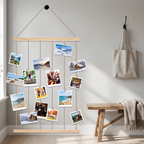 Lokken photo display in a hallway