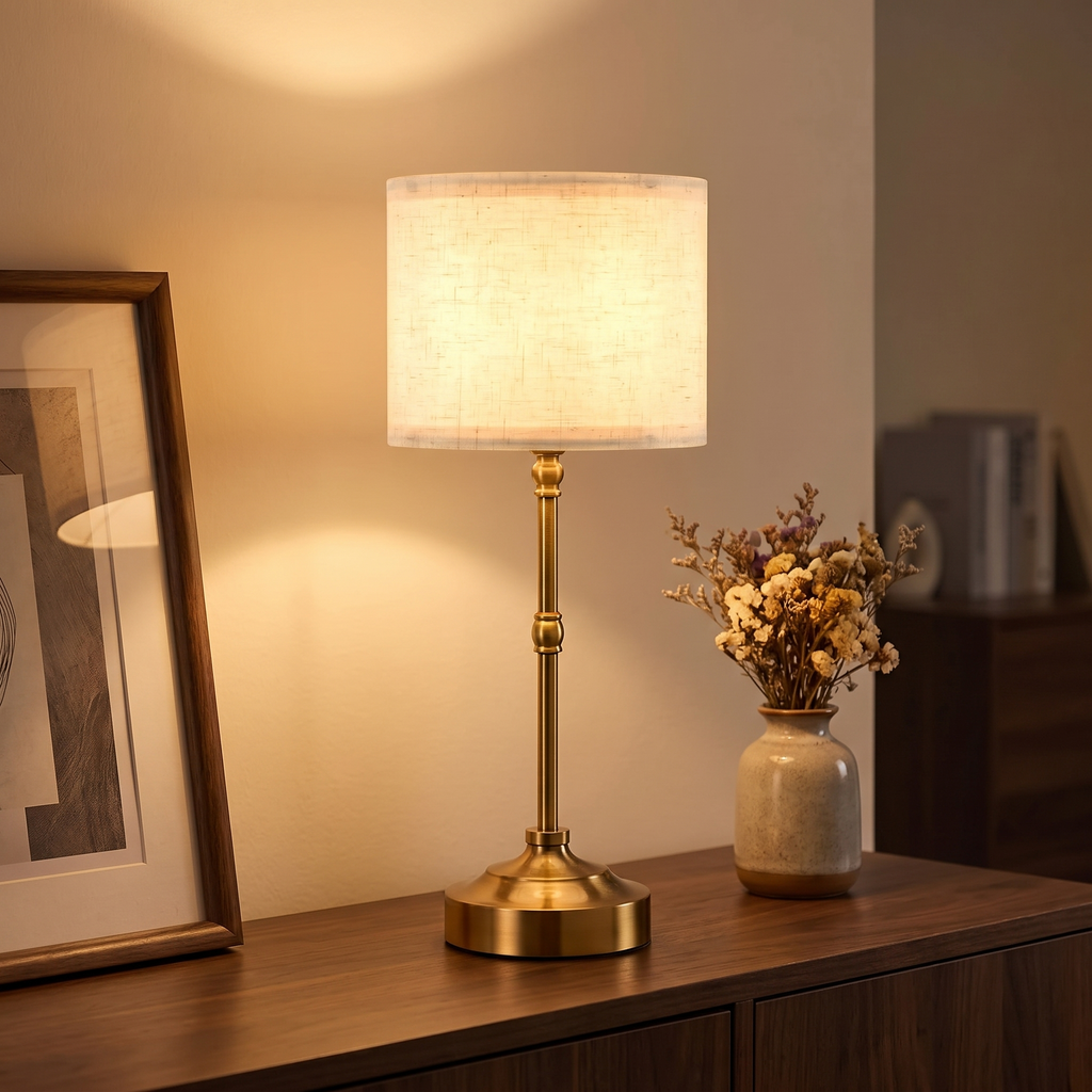 Allinge lamp on a walnut sideboard
