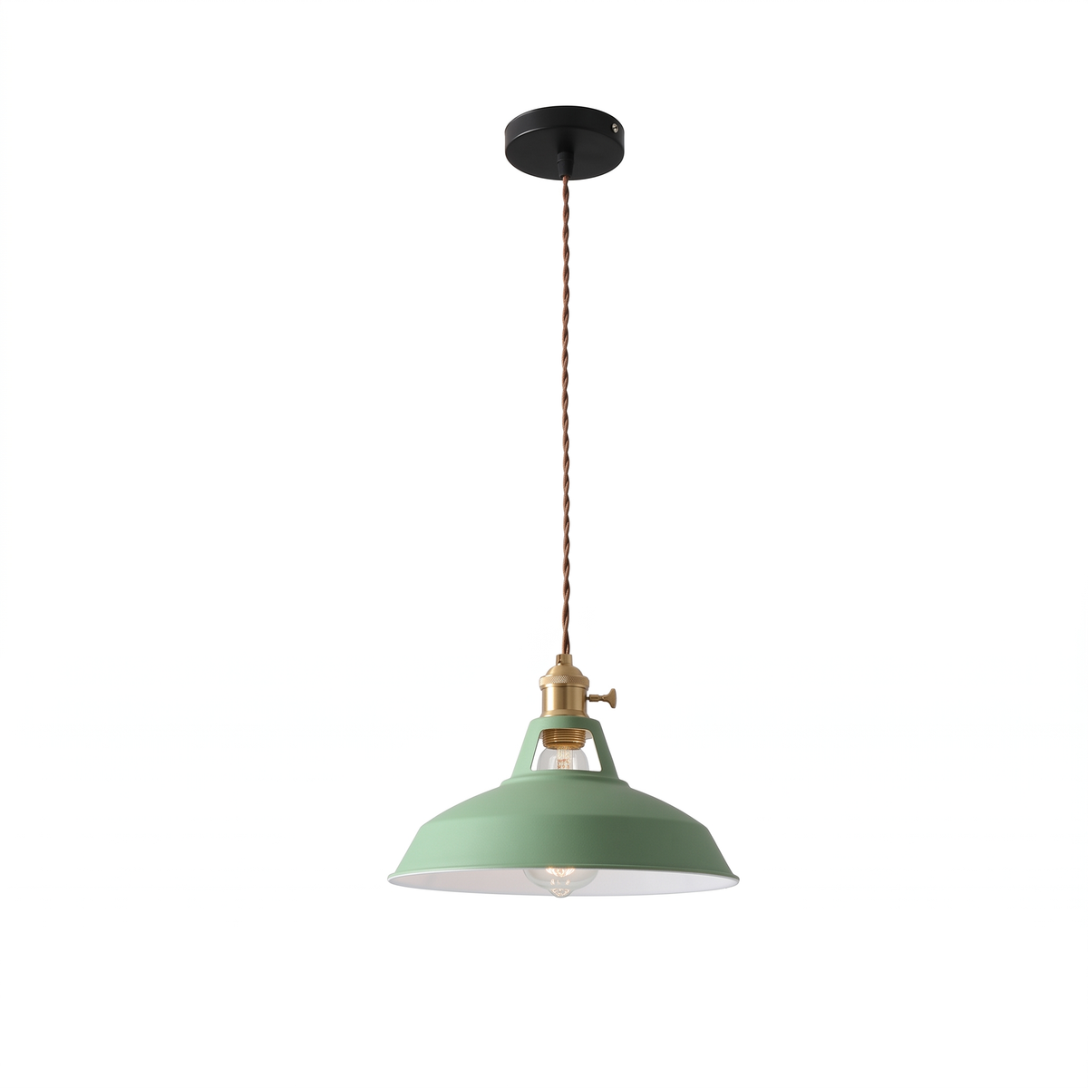 Smogen Metal Dome Pendant, technical drawing