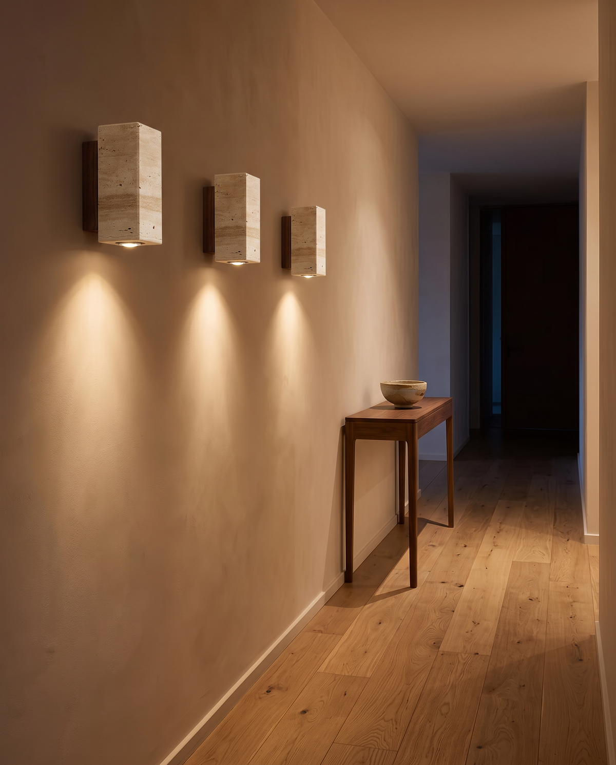 Askersund wall light in a hallway