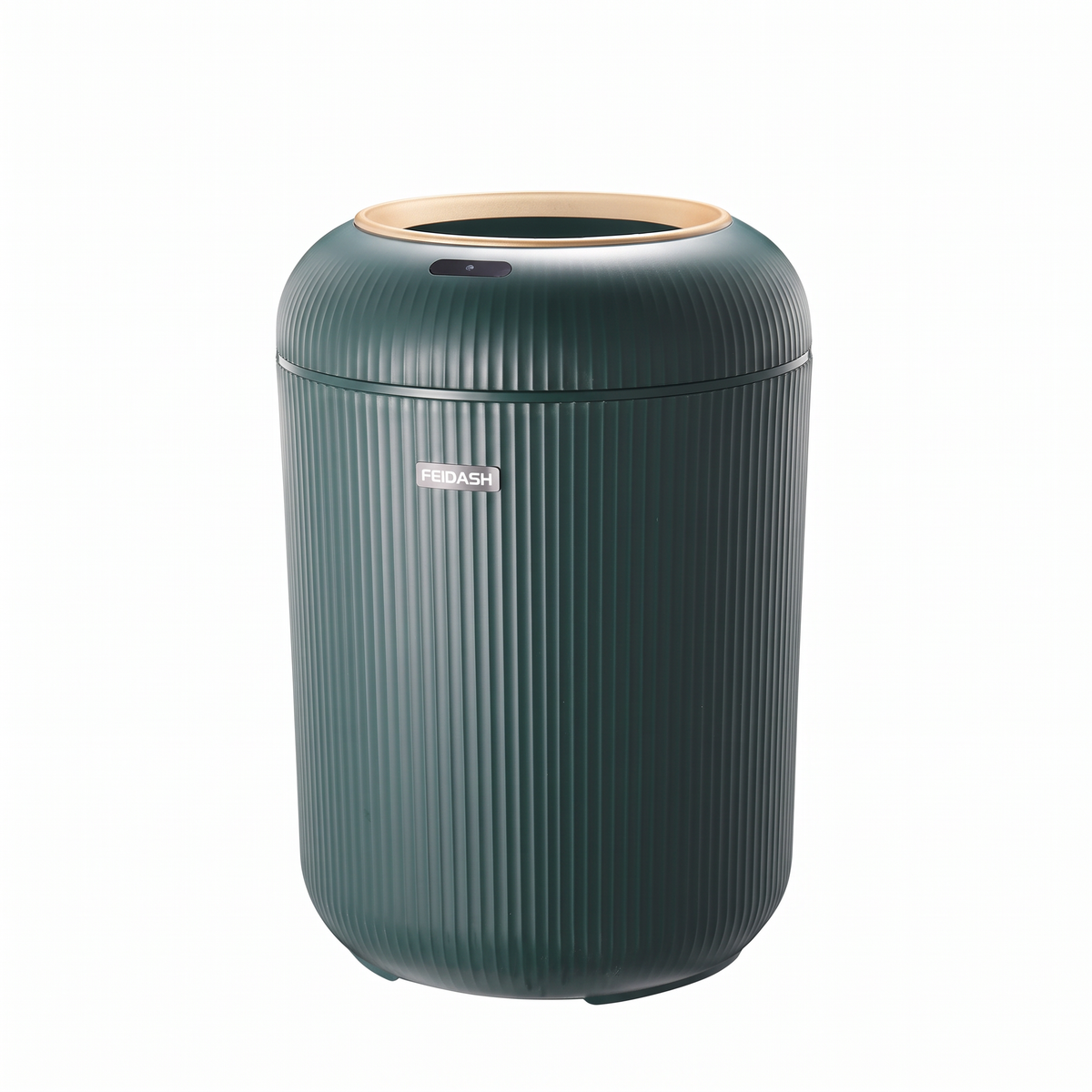 Naestved sensor bin in dark green