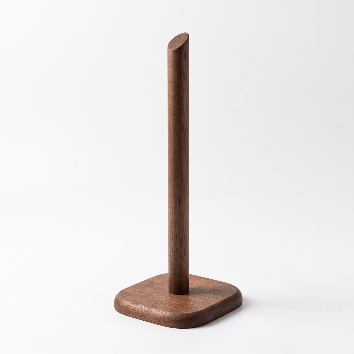 Brilon Solid Wood Kitchen Roll Holder, technical drawing