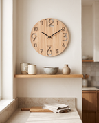 Natural Tidaholm clock in a kitchen