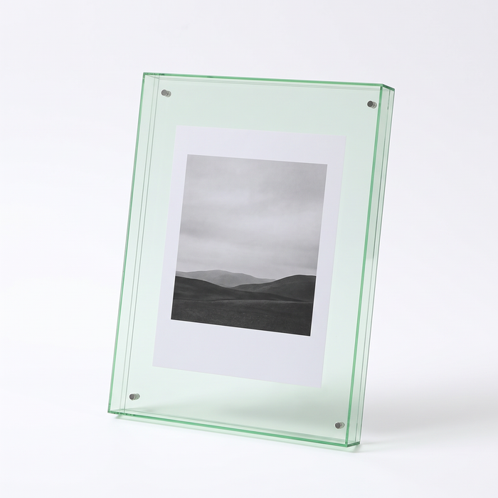 Nysted acrylic photo frame in light green