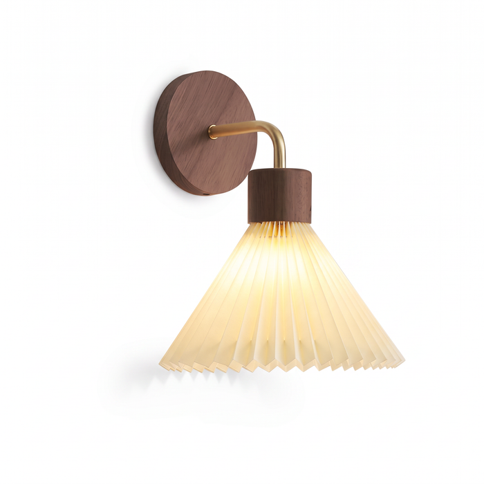 Elverum wall light, Walnut, Compact