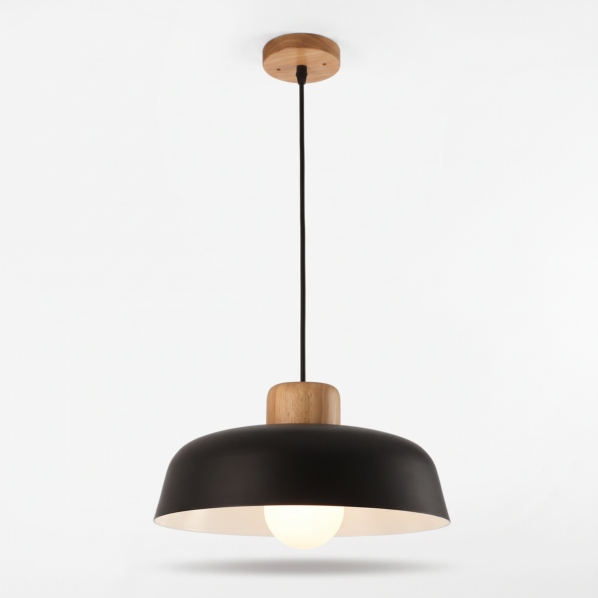 Soro dome pendant, Black