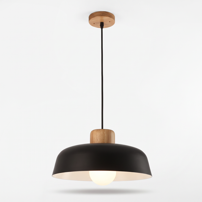 Soro dome pendant, Black