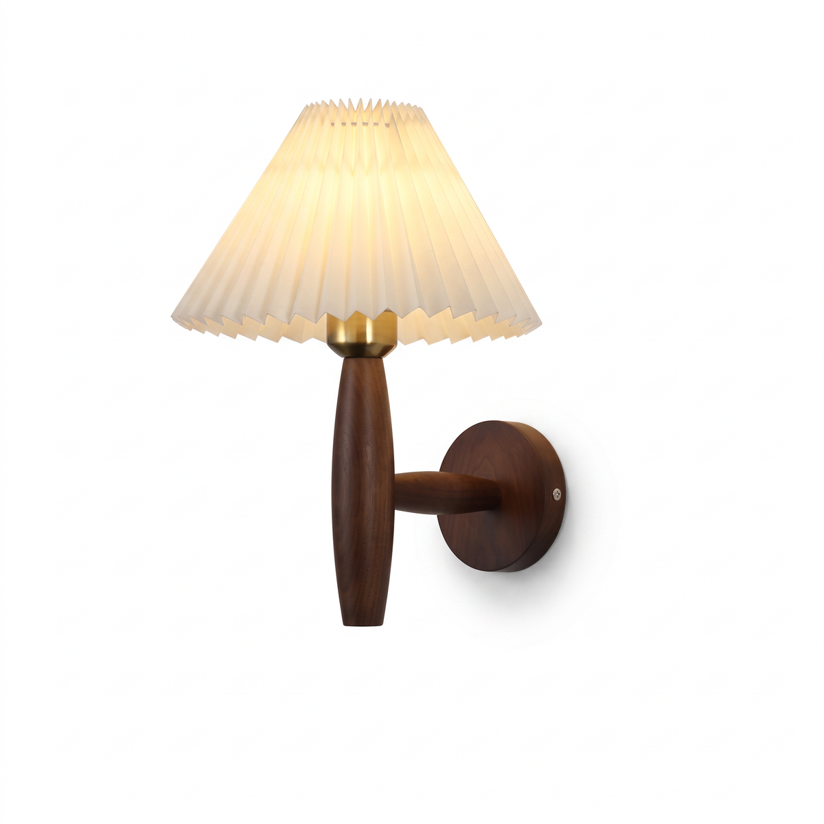 Elverum wall light, Walnut, Tall