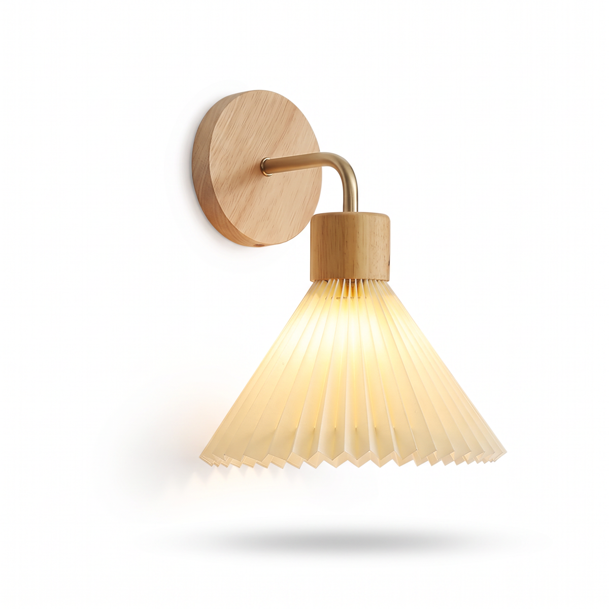 Elverum wall light, Natural, Compact