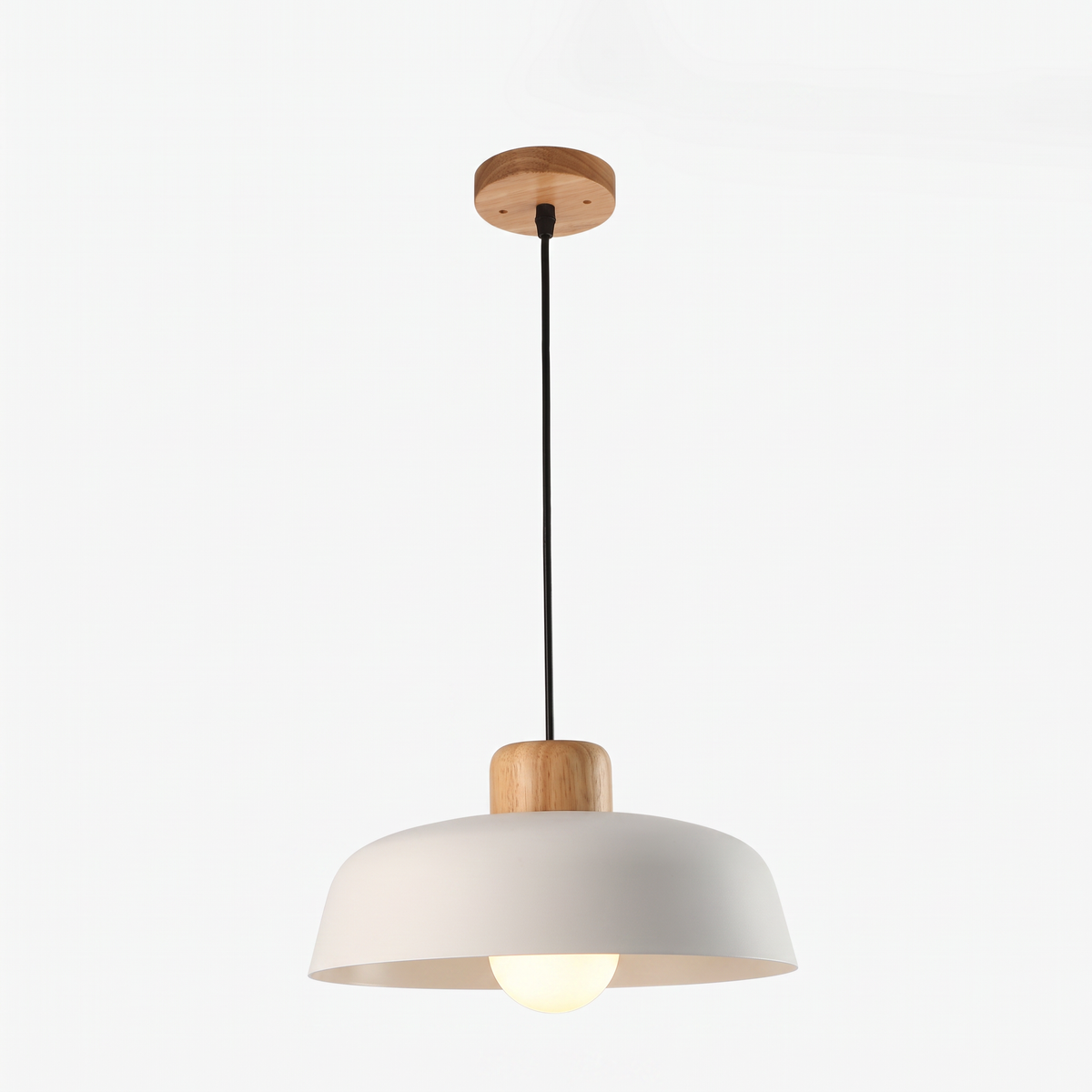 Soro dome pendant, White