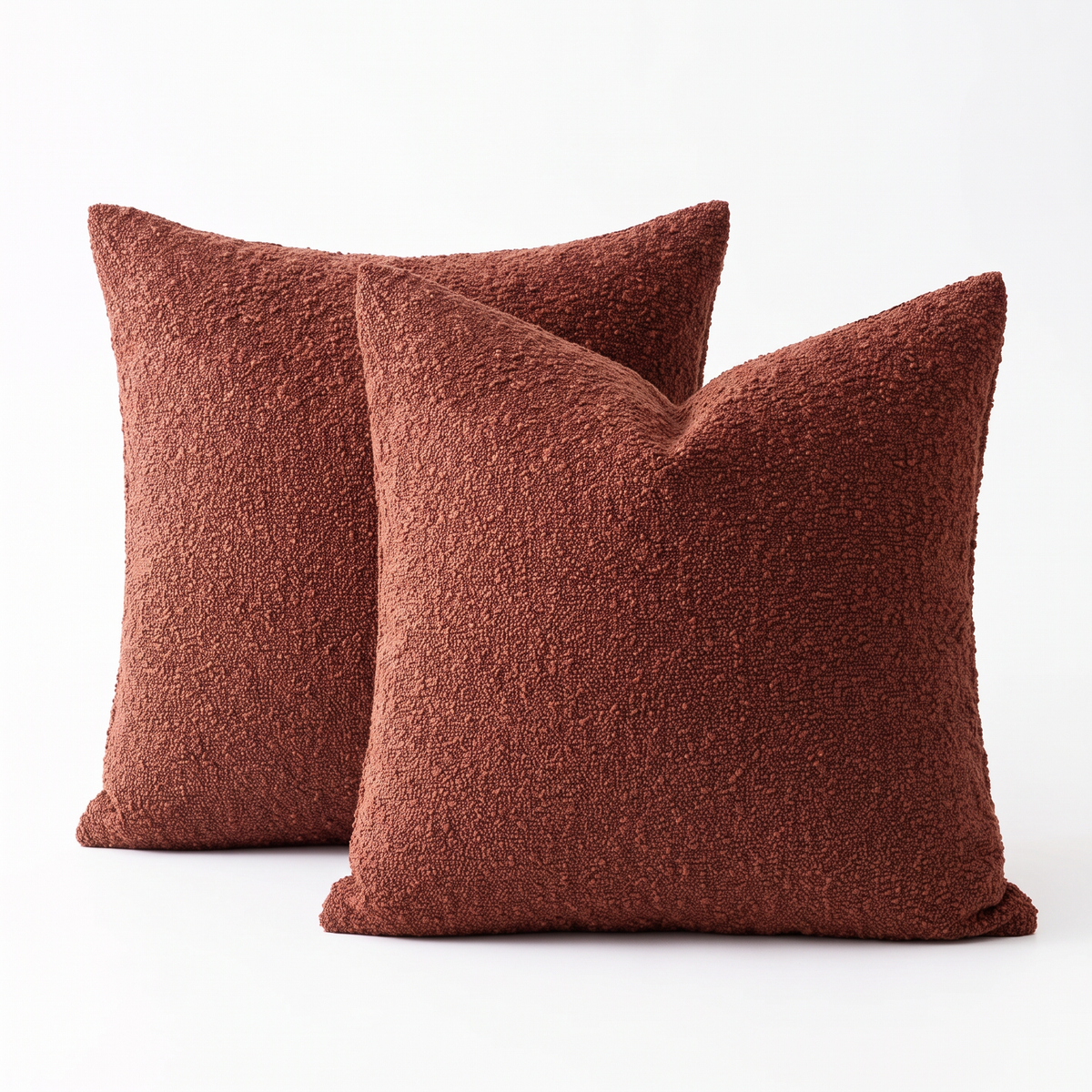Vetlanda boucle cushion covers, Rust