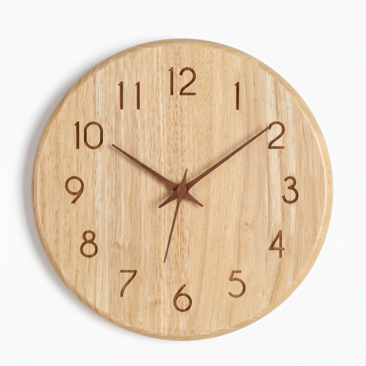 Kongsberg solid wood wall clock, Numerals