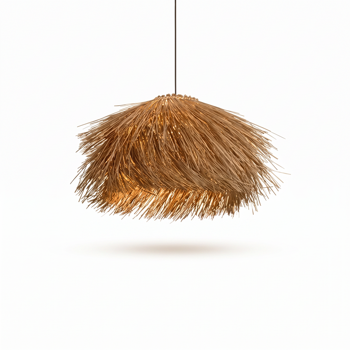 Hudiksvall Hand Woven Straw Pendant, 40cm