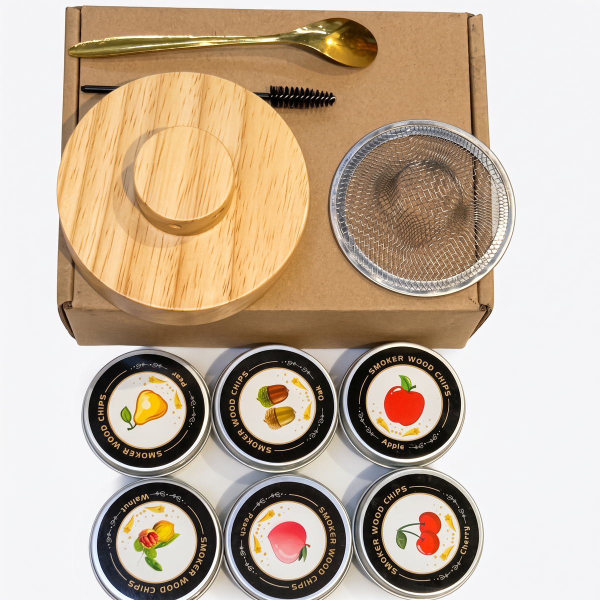 Holmestrand Whisky Smoker Kit, Round Smoker Set