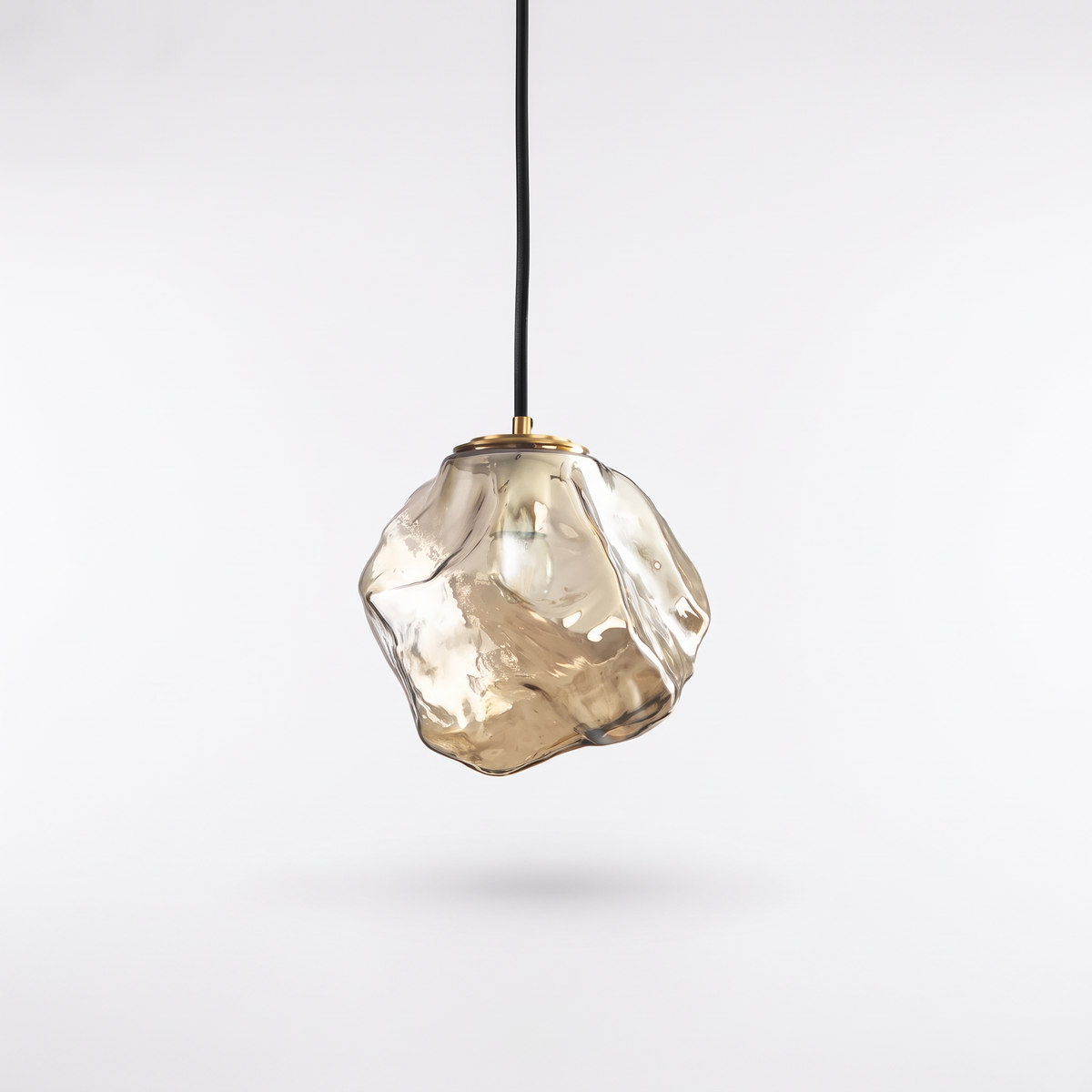 Rjukan Faceted Glass Pendant Light, technical drawing