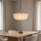 Vordingborg Draped Fabric Pendant Light in a room setting