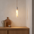 Wernigerode Veined Stone Pendant in a room setting