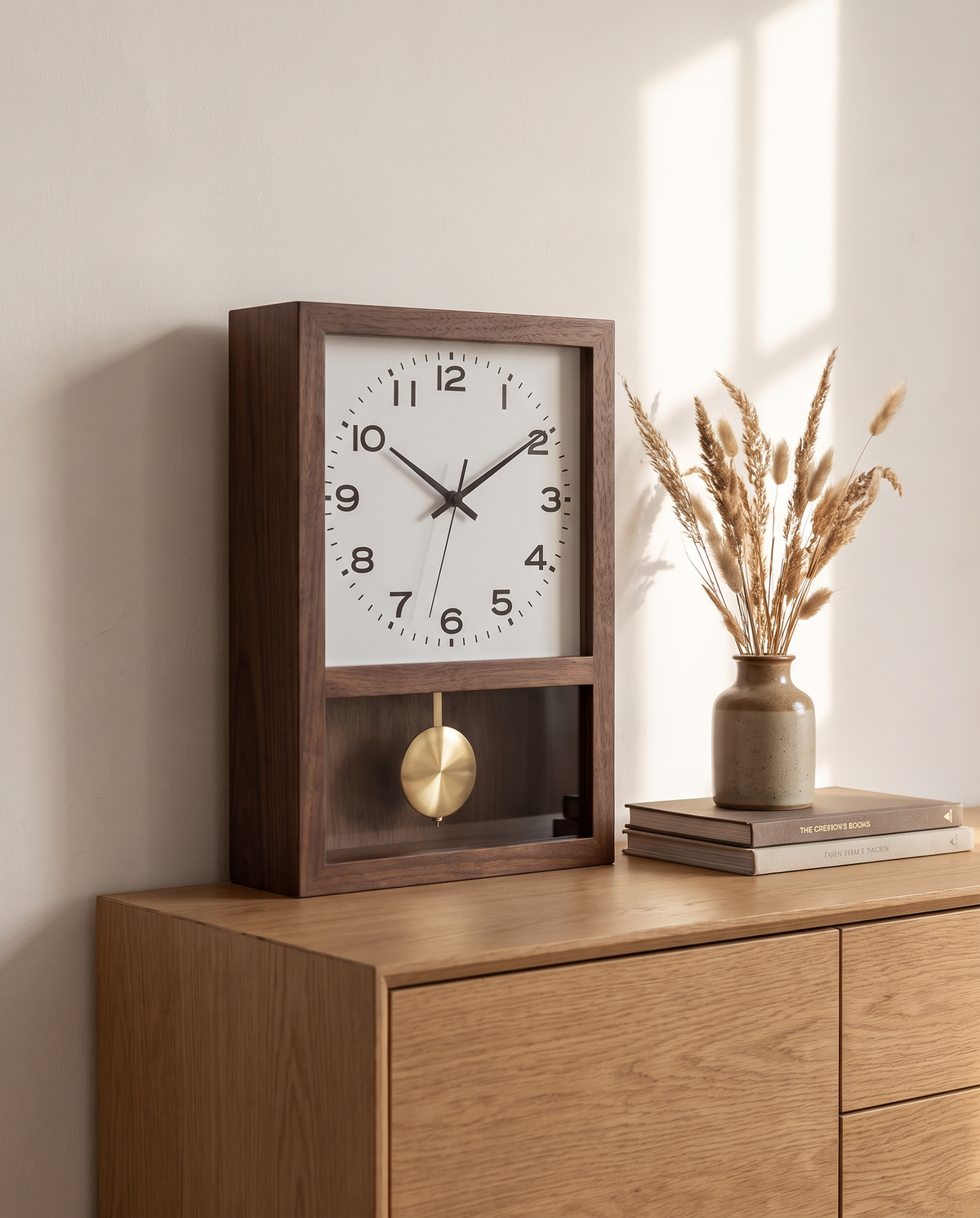 Einbeck Wooden Pendulum Clock, view 5