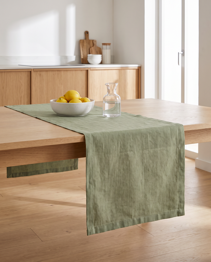 Saeby Linen Table Runner, view 3