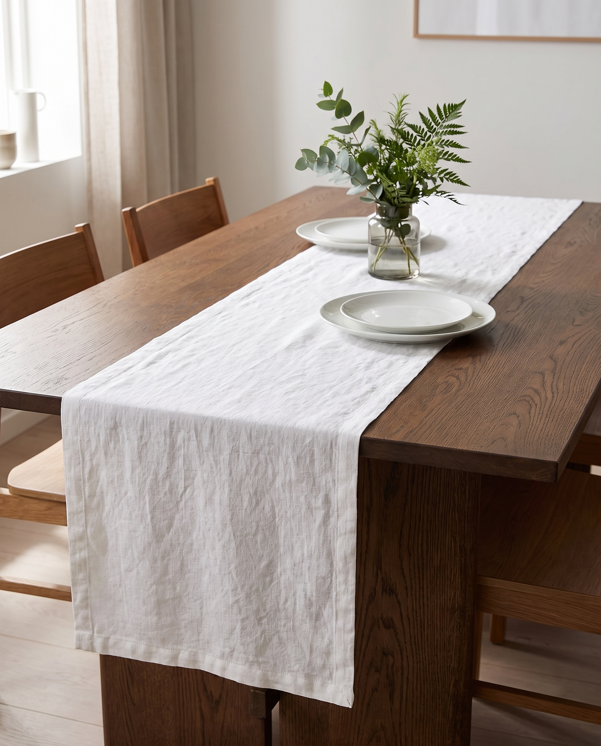 Saeby Linen Table Runner, view 5