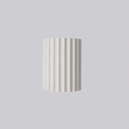 Fluted Up and Down Wall Light, Resin, LED Bulb Included, Trysil