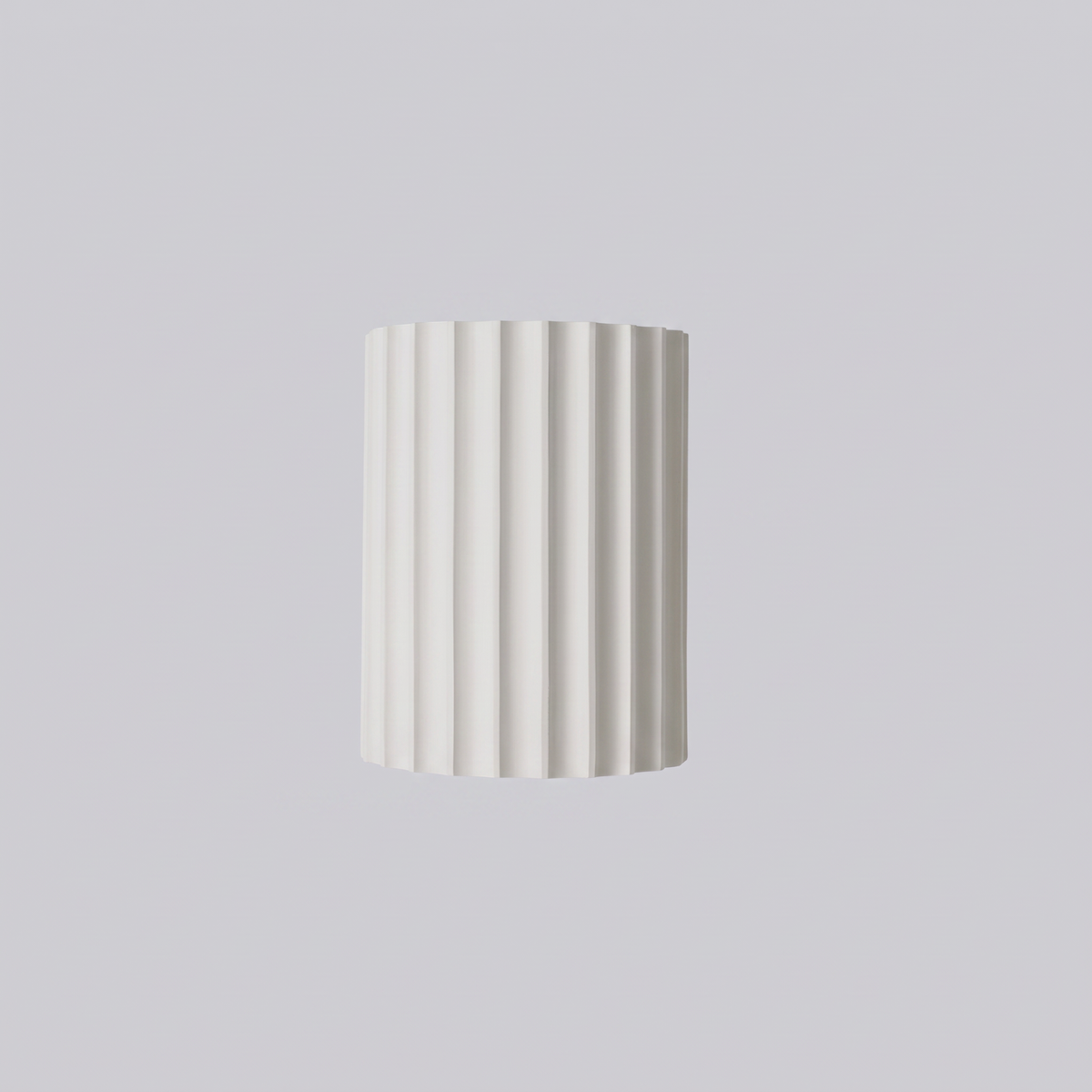 Fluted Up and Down Wall Light, Resin, LED Bulb Included, Trysil