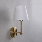 Wall Light with White Fabric Shade, Kungalv