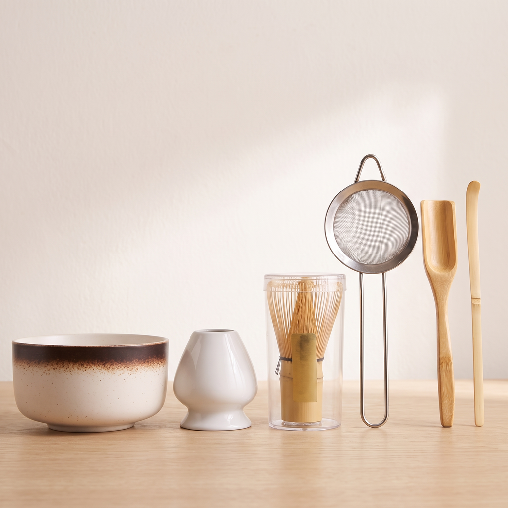 Matcha Tea Set, 6 Pieces, Porvoo