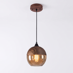Amber Glass Pendant Light, Sundsvall
