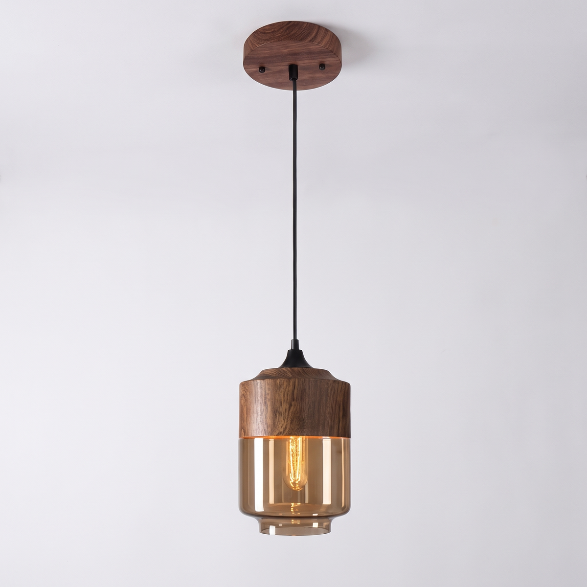Amber Glass Pendant Light, Sundsvall