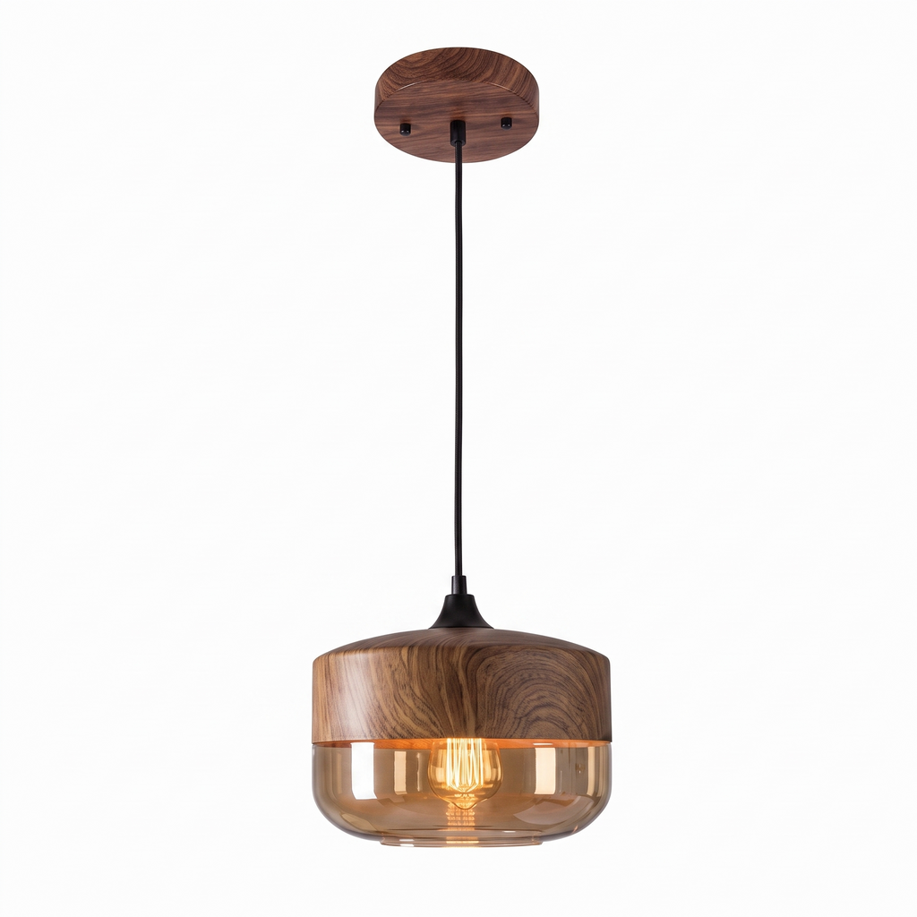 Amber Glass Pendant Light, Sundsvall