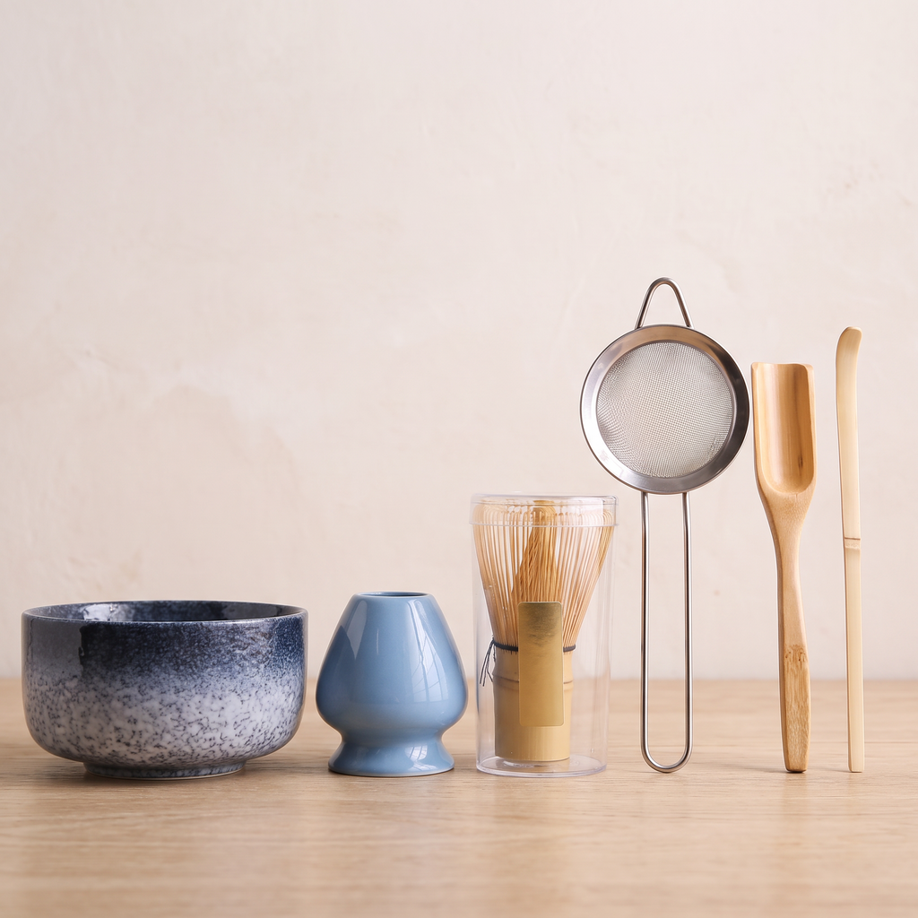 Matcha Tea Set, 6 Pieces, Porvoo